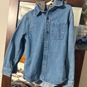 Old Navy Light Blue Denim Shirt